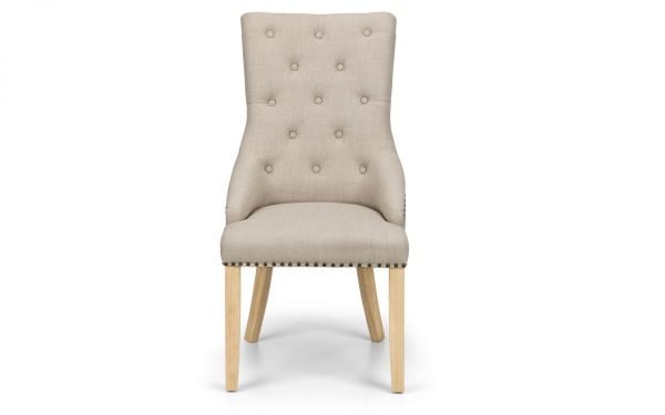 loire button back chair front