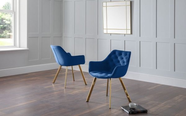 lorenzo blue chair roomset