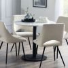 luc luca round marble table roomset