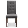 madrid velvet dining chair front