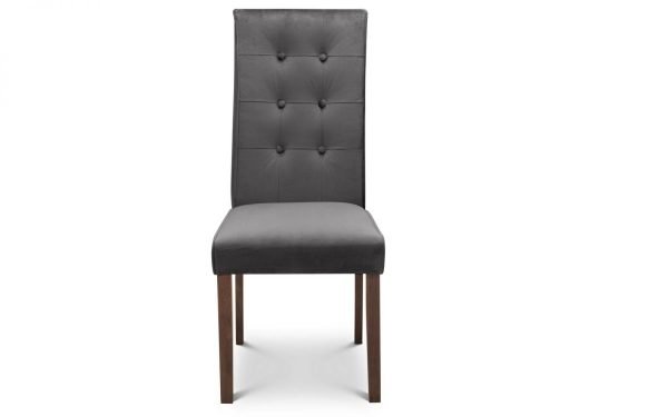 madrid velvet dining chair front