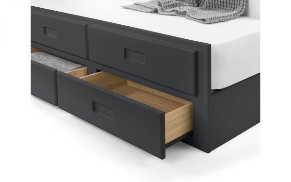 maisie bed drawer detail anthracite