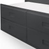 maisie bed drawer handle detail anthracite