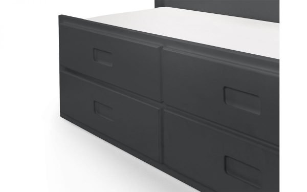 maisie bed drawer handle detail anthracite