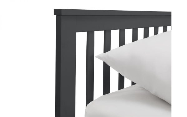 maisie bed headboard detail anthracite