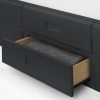 maisie bed open drawer anthracite