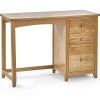 mallory single pedestal dressing table