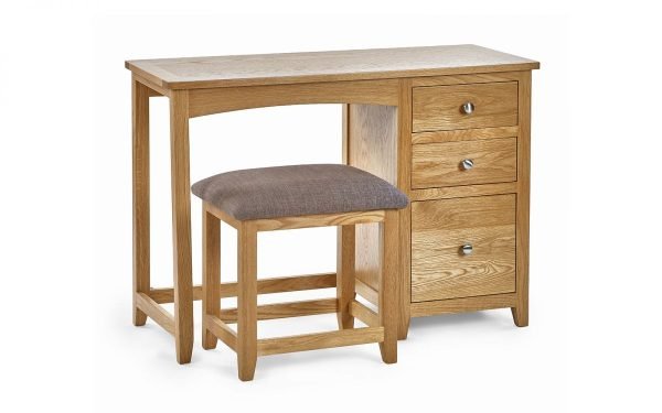 mallory single pedestal dressing table stool