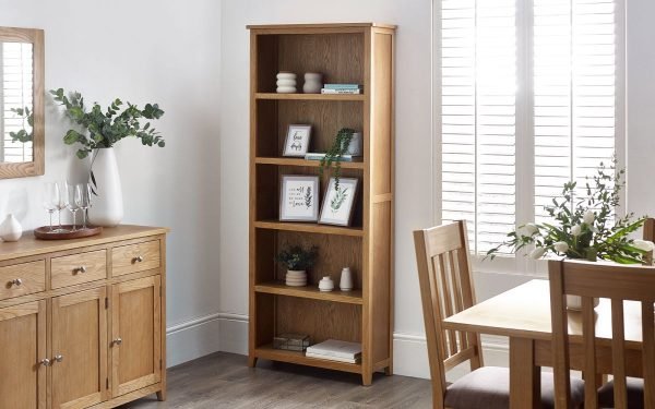 mallory tall bookcase roomset