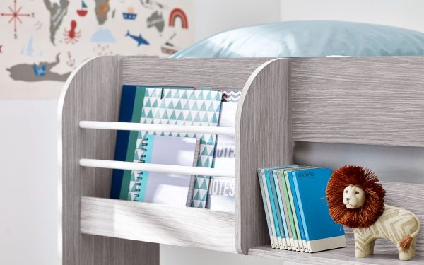 mar mars bunk underbed grey oak detail