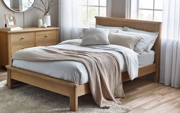 mem memphis limed oak cm bed roomset