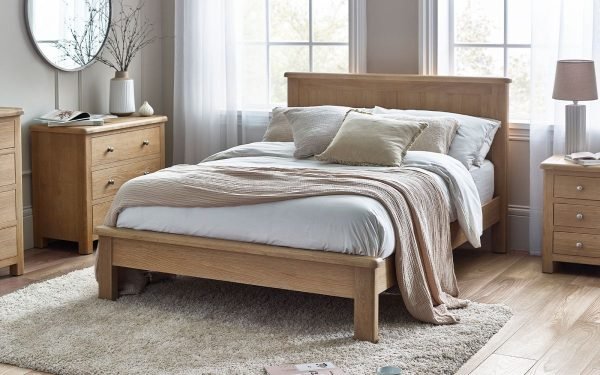 mem memphis limed oak cm bed roomset