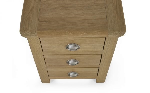 mem memphis limed oak drawer bedside alternative handles detail