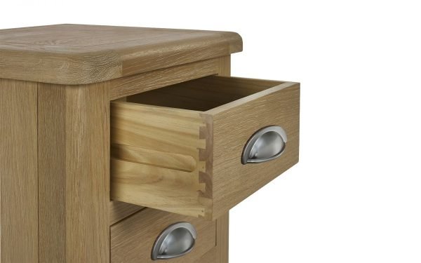 mem memphis limed oak drawer bedside alternative handles detail