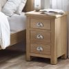 mem memphis limed oak drawer bedside alternative handles roomset