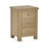 mem memphis limed oak drawer bedside cutout