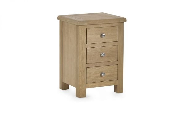 mem memphis limed oak drawer bedside cutout