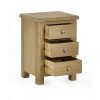 mem memphis limed oak drawer bedside cutout