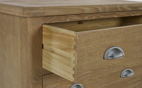 mem memphis limed oak drawer chest alternative handles detail