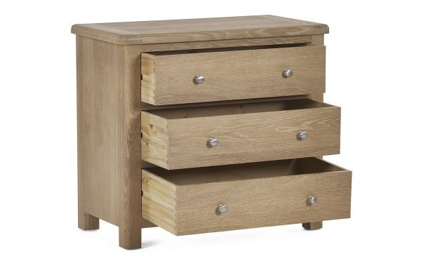 mem memphis limed oak drawer chest cutout