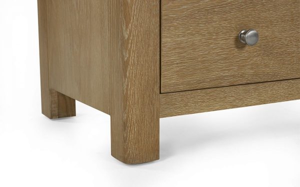 mem memphis limed oak drawer chest detail