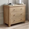 mem memphis limed oak drawer chest roomset