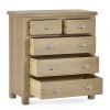 mem memphis limed oak drawer chest alternative handles cutout