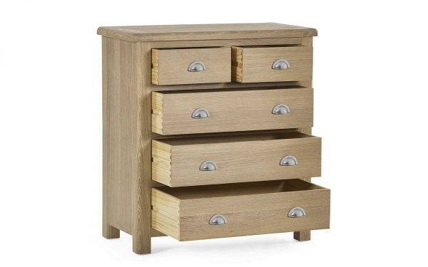 mem memphis limed oak drawer chest alternative handles cutout