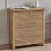 mem memphis limed oak drawer chest alternative handles roomset