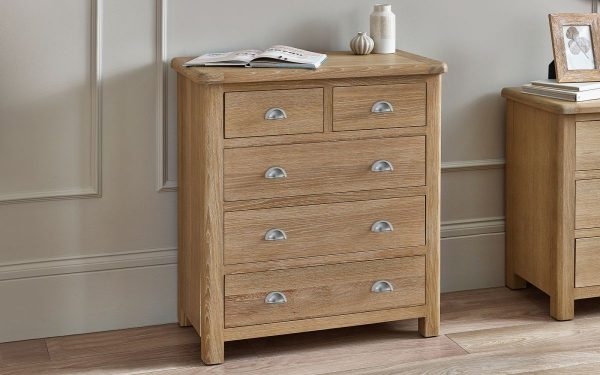 mem memphis limed oak drawer chest alternative handles roomset