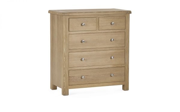 mem memphis limed oak drawer chest cutout