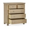 mem memphis limed oak drawer chest cutout