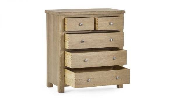 mem memphis limed oak drawer chest cutout