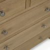 mem memphis limed oak drawer chest detail