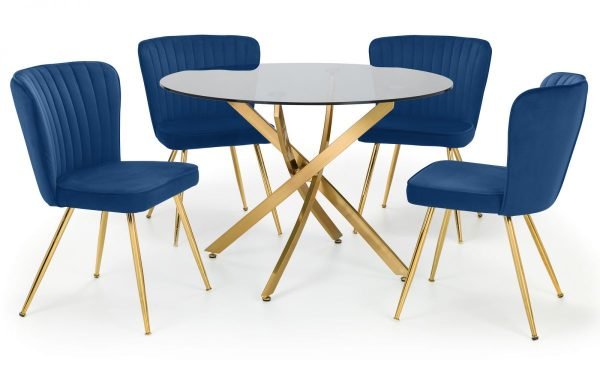 montero round table cannes chairs blue