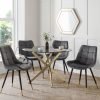 montero round table hadid grey chairs roomset