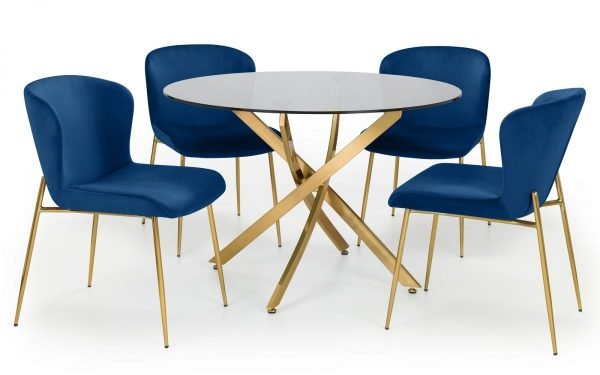 montero round table harper blue chairs