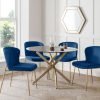 montero round table harper blue chairs roomset