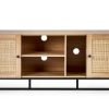 padstow oak tv unit front