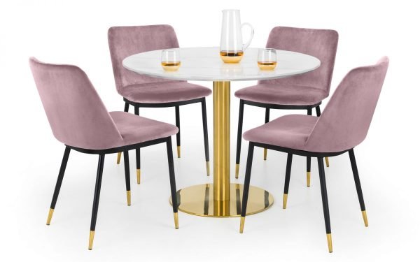 palermo table delaunay pink chairs