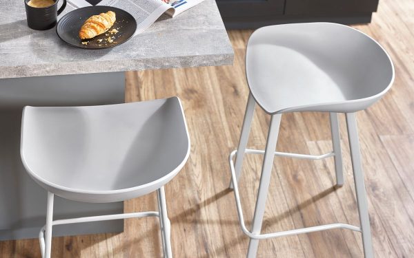 renzo bar stool grey roomset detail