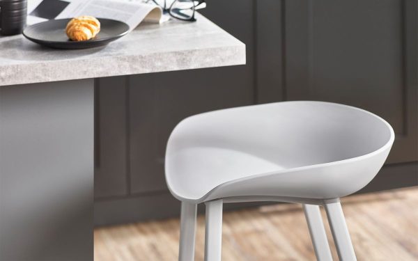 renzo bar stool grey roomset side detail