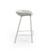 renzo grey bar stool side