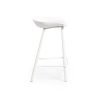 renzo white bar stool side