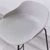 roc rocco stool light grey detail