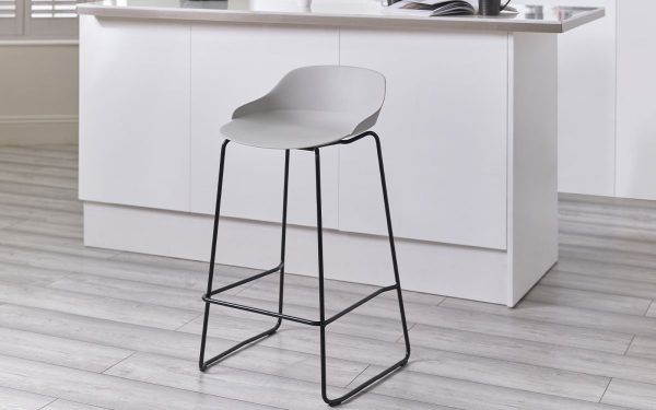 roc rocco stool light grey roomset