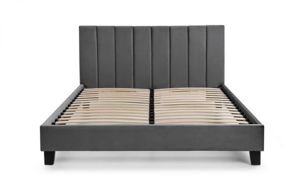 rosa velvet bed front slats