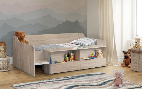 ste stella low sleeper sonoma oak roomset