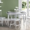 torino dining set white roomset