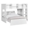 OWE Owen Midsleeper with Underbed All White Cutout